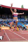 Katarina Johnson Thompson (Liverpool) long jump, 2014 Sainsbury's British Championships. Photo: David T. Hewitson/Sports for All Pics